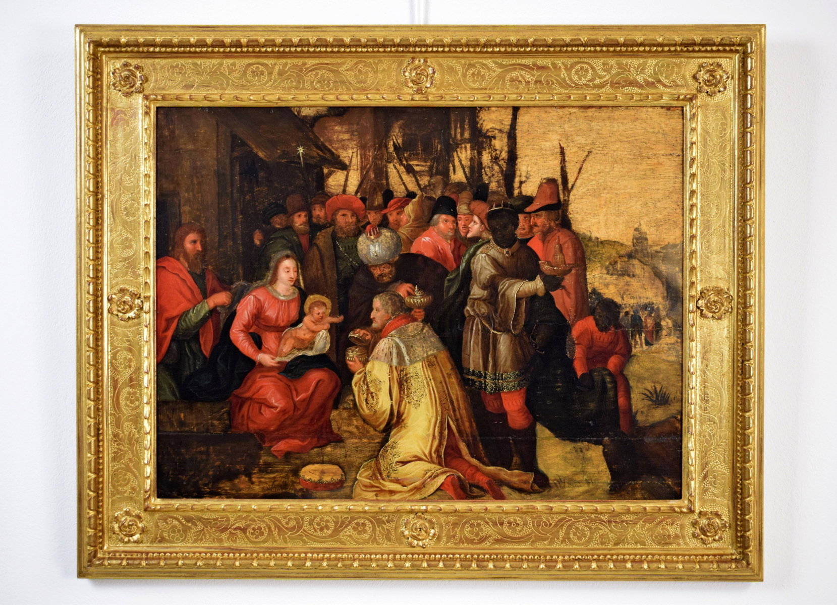 Frans Franken III, Adorazione dei magi, óleo sobre tabla
